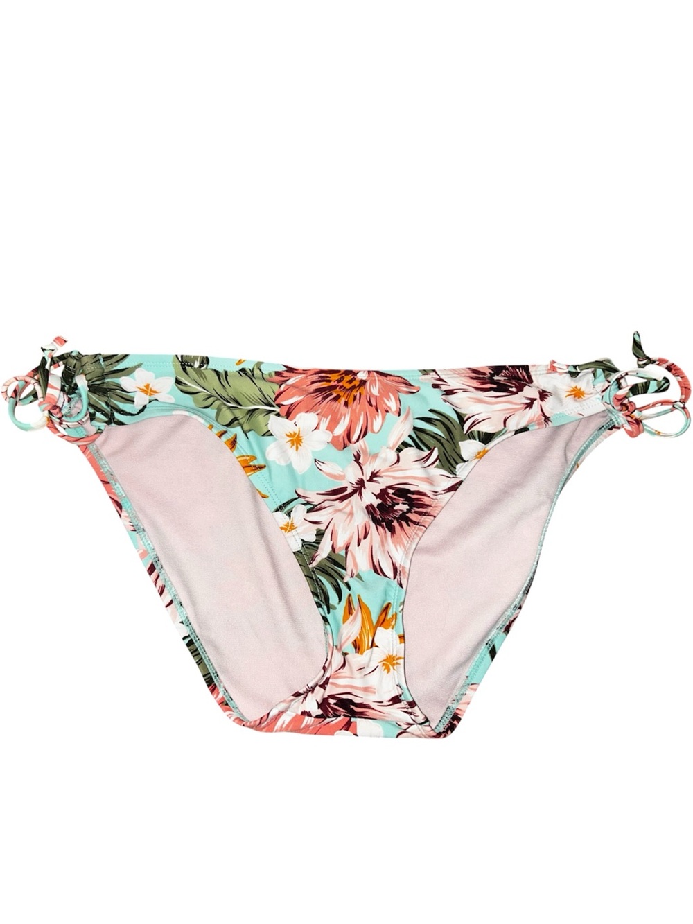 Kona Sol Women's Keyhole Hipster Tropical Bottoms Print Size Large